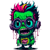 Bunter cooler Zombie