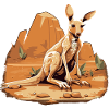 Känguru Baby Känguru Beuteltier Kangaroo