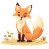 Junger Fuchs Clipart Rotfuchs