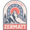 Zermatt Switzerland Retro Ski