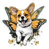 Mikoou the butterfly dog