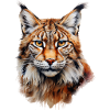 Lynx Portrait – Wild Animal Design