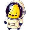 Banana Astronaut Cosmonaut