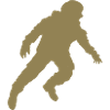 Floating Astronaut Silhouette Weightlessness