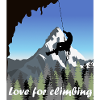 Love for climbing