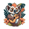 Lemur Ukulelist