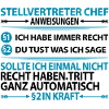 Stellvertreter Chef Stellvertretung Anweisungen