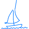 Sailboat Sailing Gift Illustration