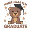 Kids Kindergarten graduate Bear Graduation