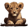 Baby Lion Wildcat