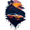Classic sports car