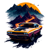 Classic sports car