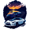 Classic sports car