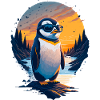 Cute penguin