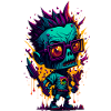 Bunter cooler Zombie