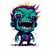 Bunter cooler Zombie