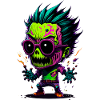 Bunter cooler Zombie