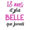 Cadeau personnalisé 18 ans