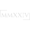 MMXXIV roman numbers, 2024