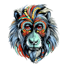 Kajou der Mandrill