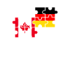 Canada Germany Heartbeat Flag Canadian
