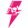 Live Wire Skull Fushia