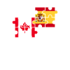 Canada Espagne Drapeau Hispano-Canadien