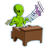 Alien Piano Player