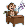 Monkey Piano Player