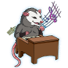 Opossum Piano Player