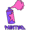 Peint - Violet/Rose