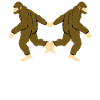 Bigfoot dances Boogie Woogie