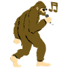 Bigfoot chante de la musique