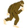 Bigfoot montre un doigt d’honneur