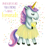 Einhorn mit Limonade