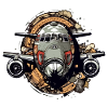 Avion transit requin