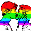 Kissing men