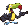 Dessin animé mignon Toucan
