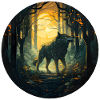Mystischer Wolf