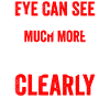 Ophthalmologist can see everything, optometrist,