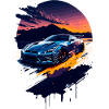Classic sports car