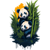 Cute pandas