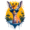 Cool giraffe