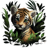 Baby Tiger Wildcat Jungle