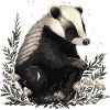 Baby Stinktier Skunk