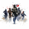 U.S. Army gaming art