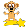 ERDMÄNNCHEN - STERNSCHNUPPE - SURFER - TIER