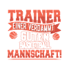 Stolzer Trainer Basketball Mannschaft