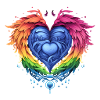 LGBTQIA+ Angel Heart