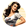 Pinup Maelys pilot